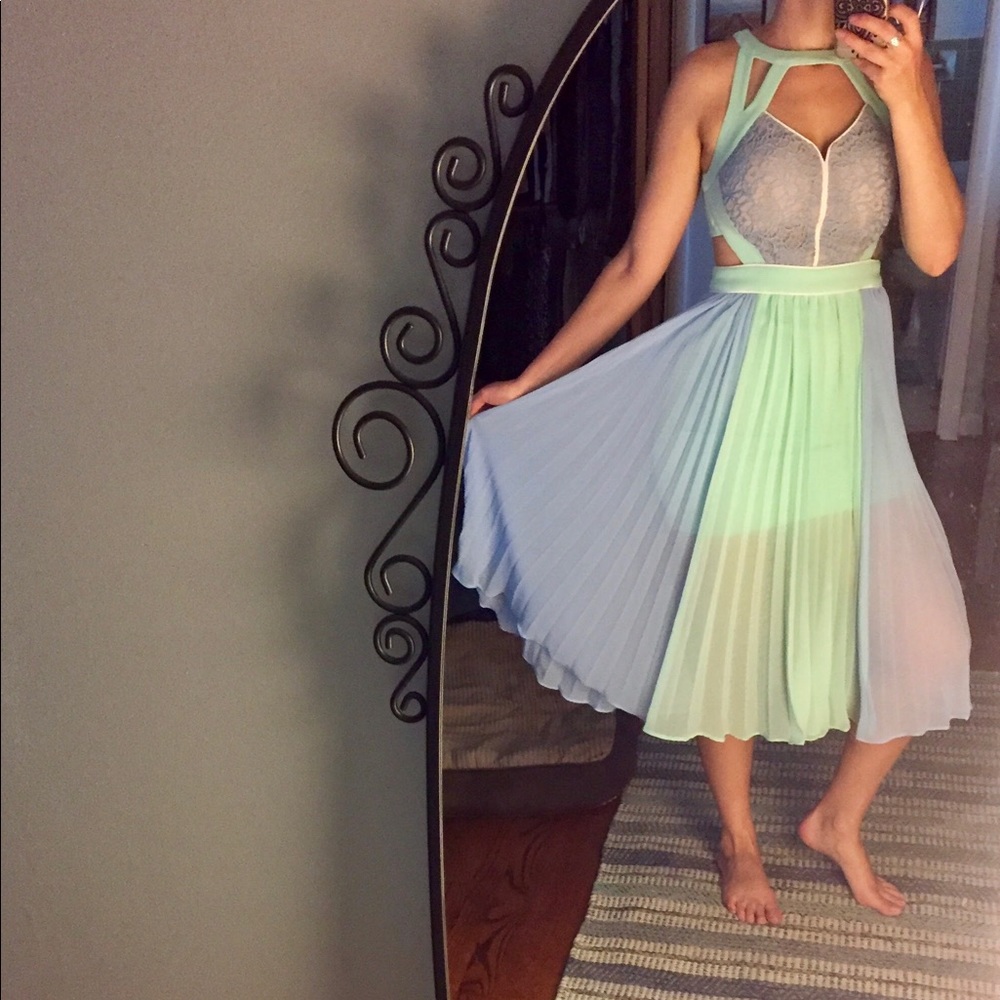 Three Floor City Lights dress